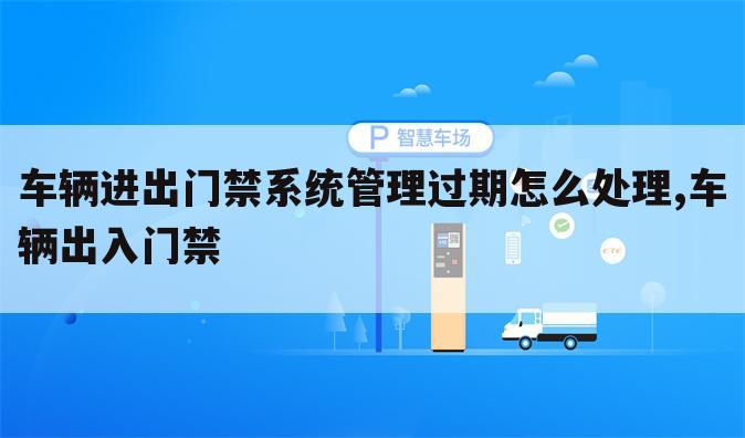 车辆进出门禁系统管理过期怎么处理,车辆出入门禁