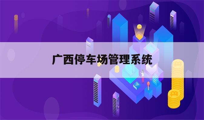 广西停车场管理系统