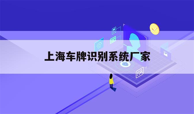 上海车牌识别系统厂家
