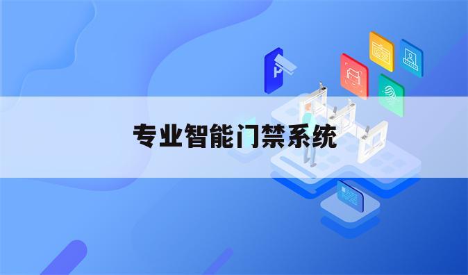 专业智能门禁系统