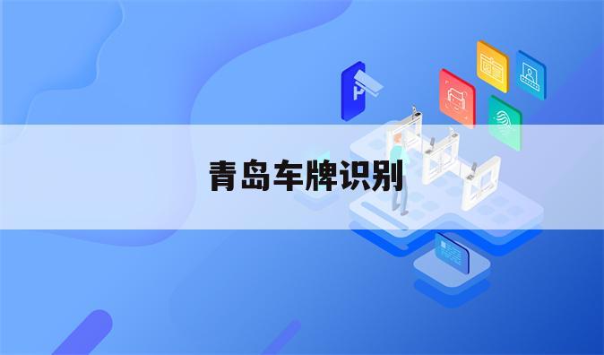 青岛车牌识别