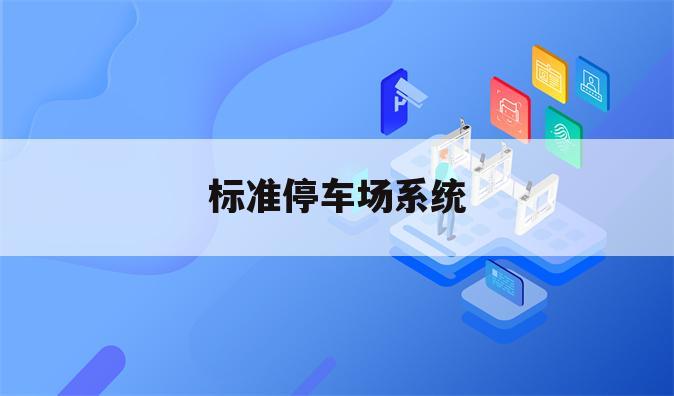 标准停车场系统