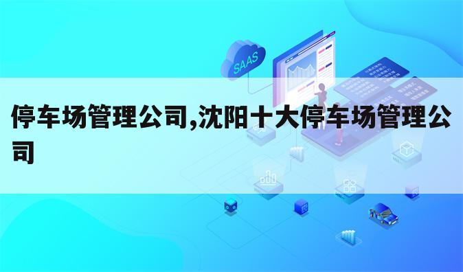 停车场管理公司,沈阳十大停车场管理公司