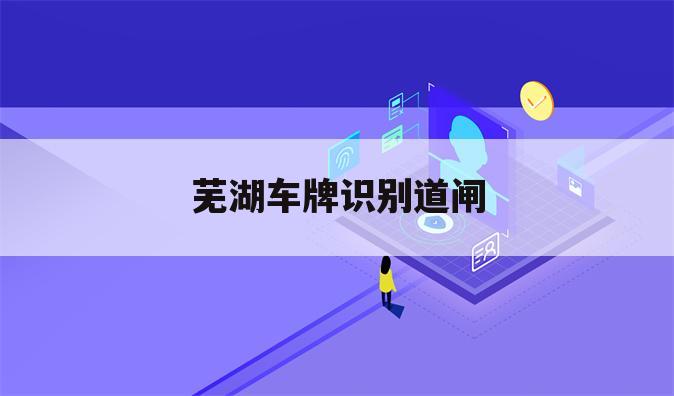 芜湖车牌识别道闸
