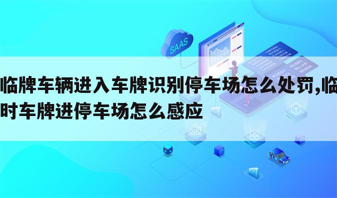 临牌车辆进入车牌识别停车场怎么处罚,临时车牌进停车场怎么感应