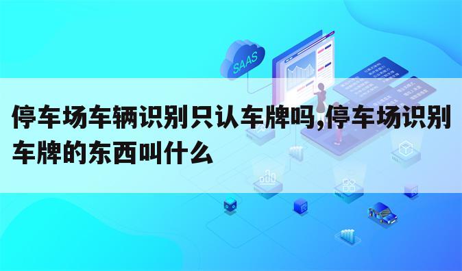 停车场车辆识别只认车牌吗,停车场识别车牌的东西叫什么