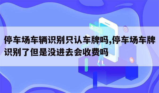 停车场车辆识别只认车牌吗,停车场车牌识别了但是没进去会收费吗