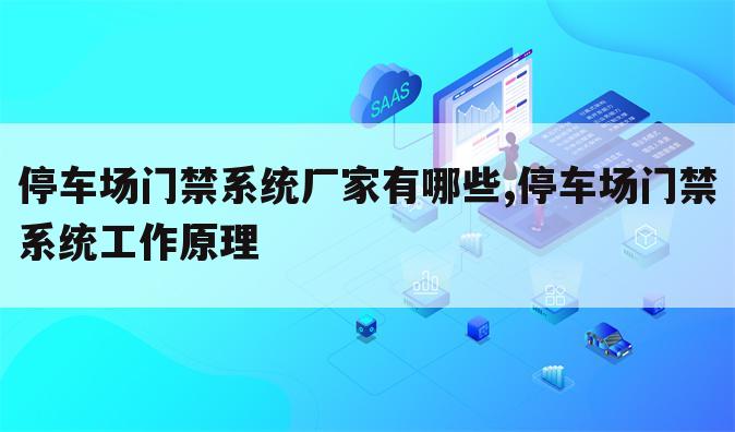 停车场门禁系统厂家有哪些,停车场门禁系统工作原理
