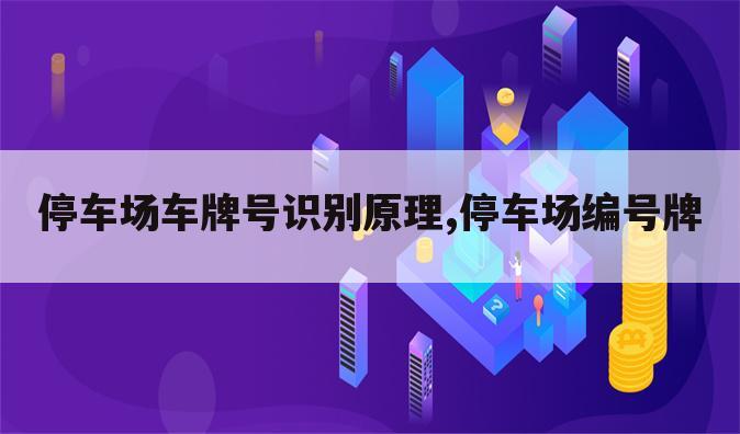 停车场车牌号识别原理,停车场编号牌