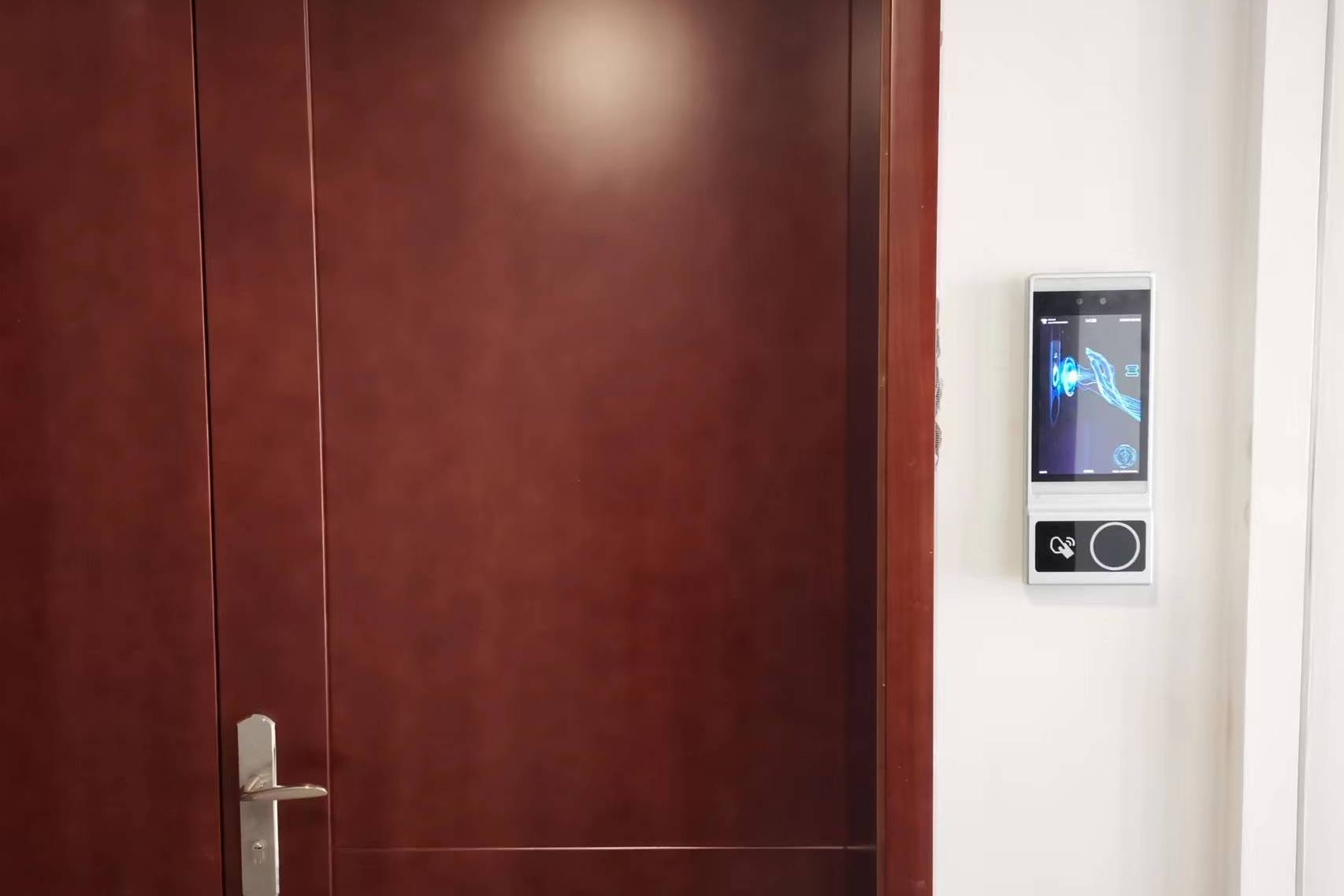 掌静脉门禁系统效果图及实物安装图