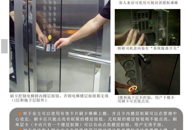 楼宇可视对讲联动电梯控制系统