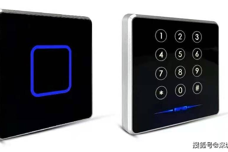 使用二维码刷卡和触摸密码的门禁读头