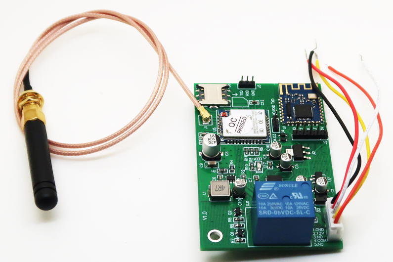 GPRS、NB-IOT、蓝牙、网口TCP/IP的远程开关技术