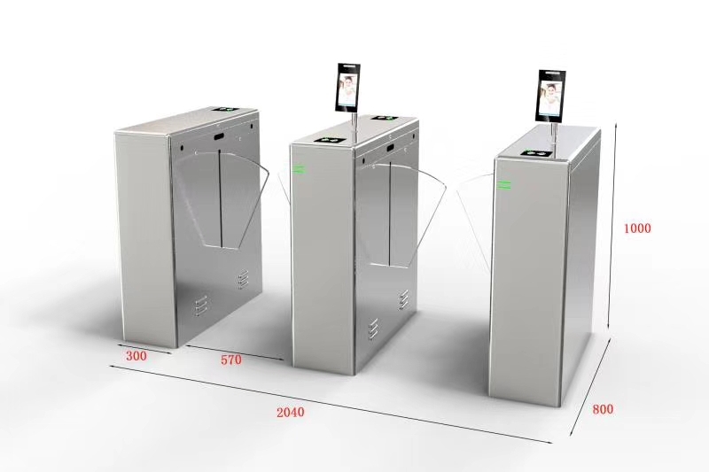 高效便捷的人脸识别、二维码、刷卡、翼闸、摆闸、三辊闸、速通门等门禁设备的尺寸详解