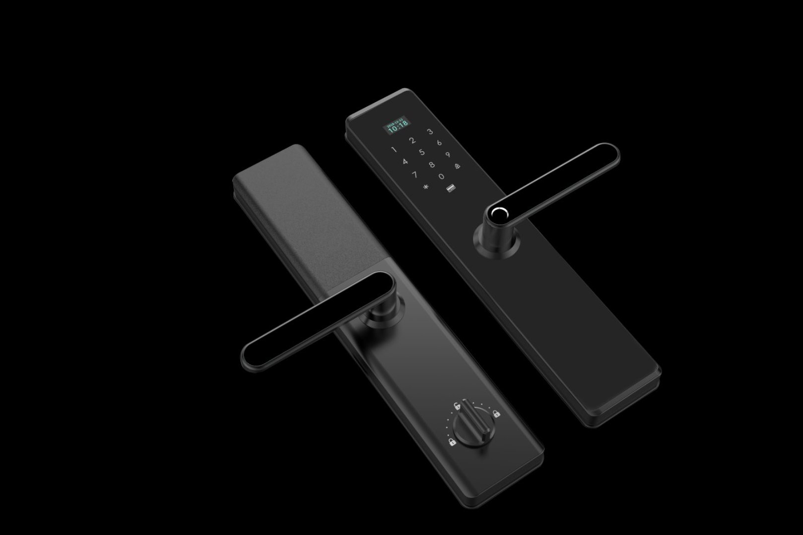 家庭安全必备！多重验证门锁：指纹+密码+刷卡+钥匙